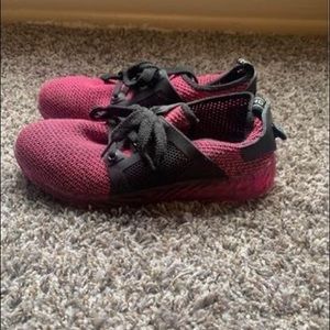Pink Steel toe shoes- worn once.